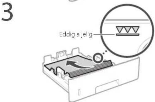 CANON iSENSYS MF543x - Papír betöltése a papírfiókba - 2