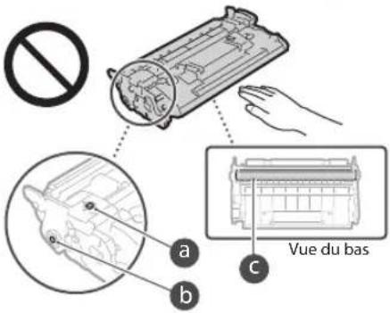 CANON iSENSYS MF543x - Manipulation de la cartouche de toner - 2