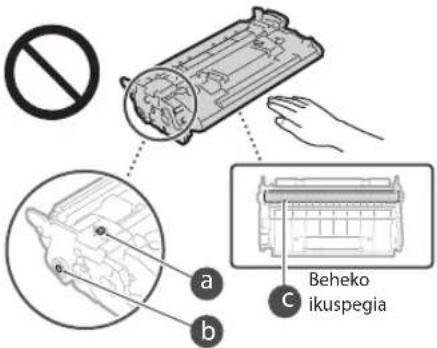 CANON iSENSYS MF543x - Toner-kartutxoaren maneiua - 2
