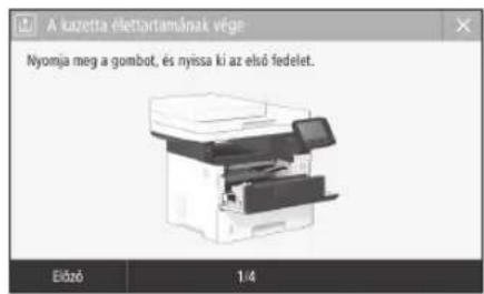CANON iSENSYS MF543x - A festékkazetta cseréje - 1