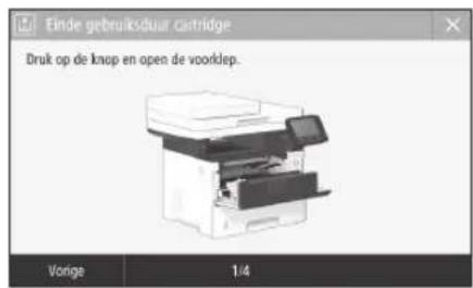 CANON iSENSYS MF543x - De tonercartridge vervangen - 1