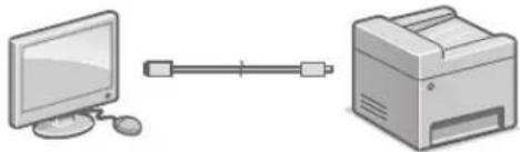 CANON iSENSYS MF543x - Collegamento via USB - 1