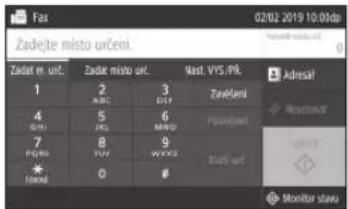 CANON iSENSYS MF543x - Užitečné funkce faxu - 2