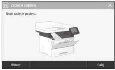 CANON iSENSYS MF543x - Urządzenie nie działa Nastąpiło zacięcie papieru - 3