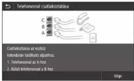 CANON iSENSYS MF543x - A konfiguráció megkezdése előtti teendők - 4