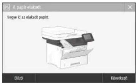 CANON iSENSYS MF543x - A készülék nem működik Elakadt a papír - 3