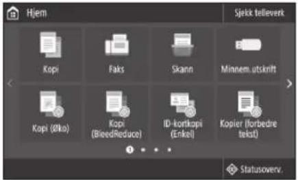 CANON iSENSYS MF543x - Konfigurere faksinnstillinger - 1