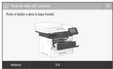 CANON iSENSYS MF543x - Sustituir el cartucho de tóner - 1