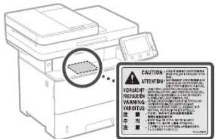 CANON iSENSYS MF543x - Seguridad de láser - 1