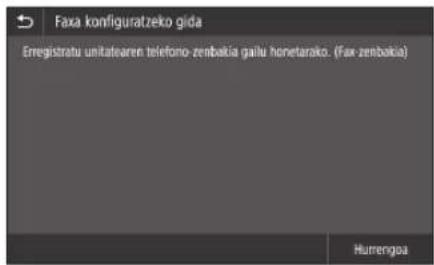 CANON iSENSYS MF543x - Konfigurazioa hasi aurretik - 2