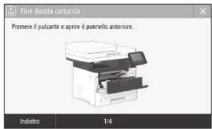 CANON iSENSYS MF543x - Sostituzione della cartuccia toner - 1