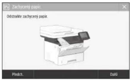 CANON iSENSYS MF543x - Zdá se, že zařízení nepracuje Došlo k zaseknutí papíru - 3