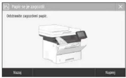 CANON iSENSYS MF543x - Naprava ne deluje Prišlo je do zastojev papirja - 3