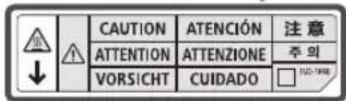 CANON iSENSYS MF543x - CAUTION - 2