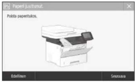 CANON iSENSYS MF543x - Laite ei tunnu toimivan Paperitukoksia on esiintynyt - 3