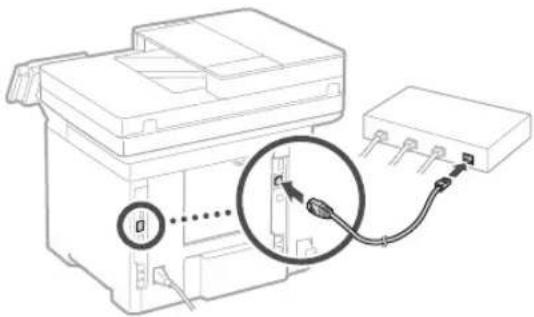 CANON iSENSYS MF543x - Para conectar mediante LAN por cable - 2