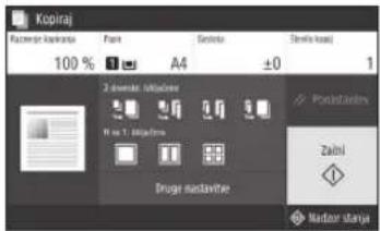 CANON iSENSYS MF543x - Uporabne funkcije kopiranja - 2