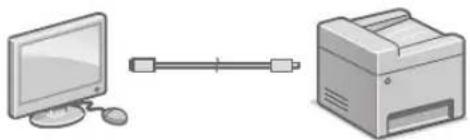 CANON iSENSYS MF543x - Connexion par USB - 1