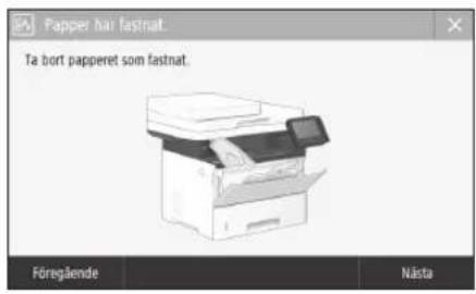 CANON iSENSYS MF543x - Enheten verkar inte fungera Papper har fastnat - 3