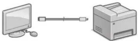 CANON iSENSYS MF543x - Ansluta via USB - 1