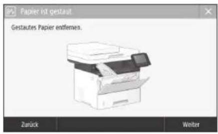 CANON iSENSYS MF543x - Papierstau ist aufgetreten - 1
