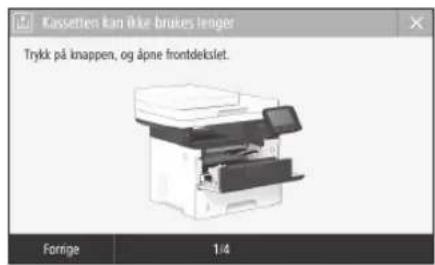 CANON iSENSYS MF543x - Skifte tonerkassett - 1