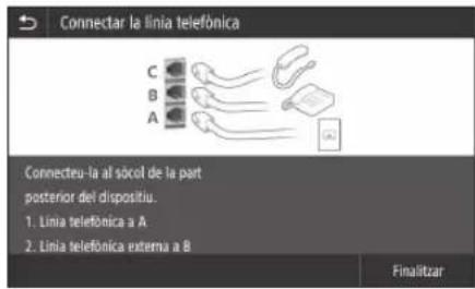 CANON iSENSYS MF543x - Abans d'iniciar la configuració - 4