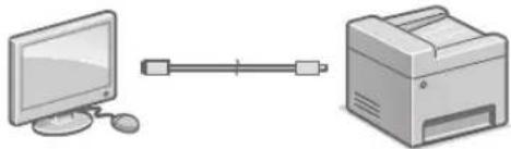 CANON iSENSYS MF543x - To connect via USB - 1
