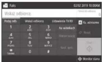 CANON iSENSYS MF543x - Przydatne funkcje faksu - 2