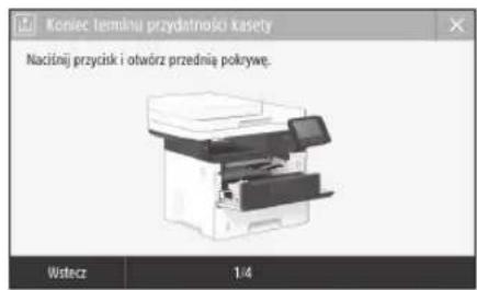 CANON iSENSYS MF543x - Wymiana kasety z tonerem - 1