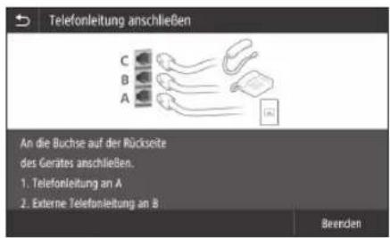 CANON iSENSYS MF543x - Bevor Sie die Konfiguration starten - 4
