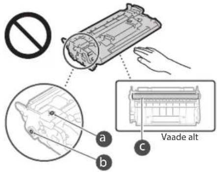 CANON iSENSYS MF543x - Toonerikasseti käsitsemine - 2
