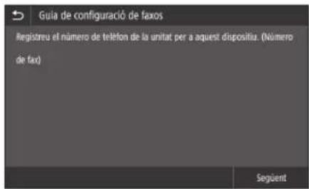 CANON iSENSYS MF543x - Abans d'iniciar la configuració - 2
