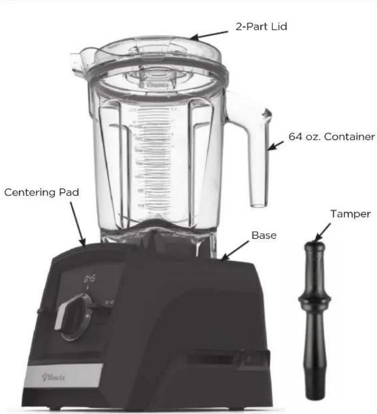 Vitamix Ascent A2300 - PARTS AND FEATURES - 1