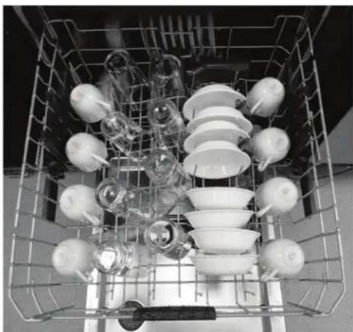 HAIER QDP555SBNTS - UPPER RACK - LOADING - 1