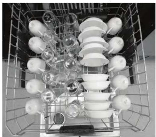 HAIER QDP555SBNTS - PANIER SUPÉRIEUR – CHARGEMENT - 2