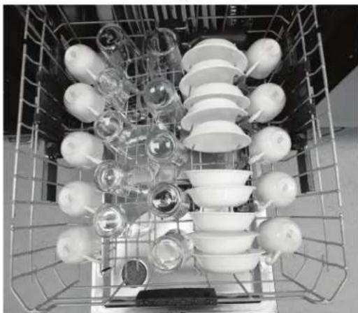 HAIER QDP555SBNTS - UPPER RACK - LOADING - 2