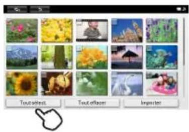 SONY DPFW700 - Enregistrement d'images dans votre cadre photo (Importer) - 5