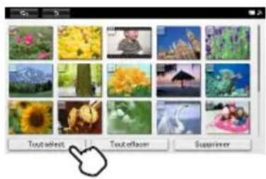 SONY DPFW700 - Sélectionnez les images à supprimer de l'index. - 1