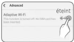 SAMSUNG AX90R7080WD - Désactivation du «Switch to mobile data» dans «Settings > Wi-Fi» sur votre smartphone - 2