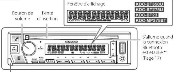 KENWOOD KMRD378BT - FONCTIONNEMENT DE BASE - 1
