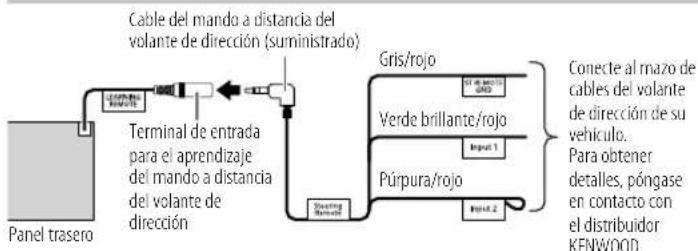 KENWOOD KMRD378BT - APRENDIZAJE DEL MANDO A DISTANCIA DEL VOLANTE DE DIRECCIÓN para KDC-MP375BT - 1