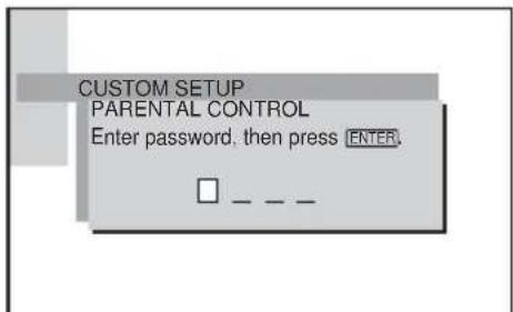 SONY AVDC700ES - When you have already registered a password - 1