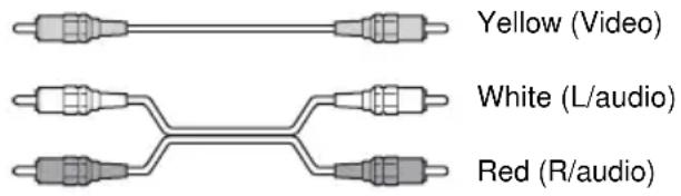 SONY AVDC700ES - Audio/Video cords (not supplied) - 1