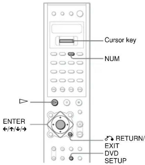 SONY AVDC700ES - Limiting playback for children (Parental Control) (DVD only) - 1