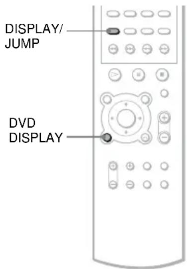 SONY AVDC700ES - Vérification du temps de lecture et du temps restant dans le menu de commande - 1