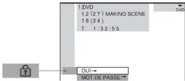 SONY AVDC700ES - Verrouillage parental personnelise - 2