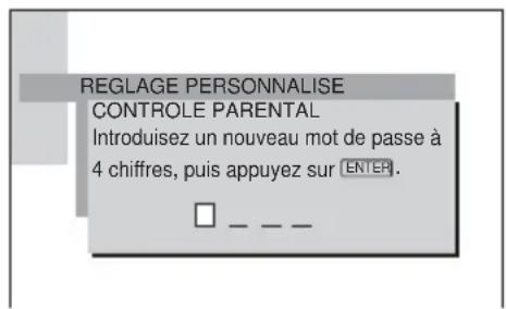 SONY AVDC700ES - ■ Si vous n'avez pas saisi de mot de passer - 1