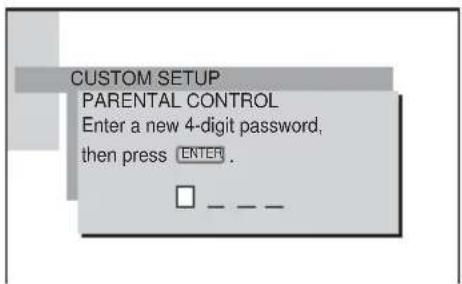 SONY AVDC700ES - To enter a 4-digit password using NUM and Cursor key - 2