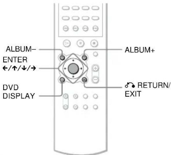 SONY AVDC700ES - Selection d'un album et d'un fichier - 1
